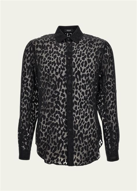 versace leopard baroque|Versace Leopard Devoré Button.